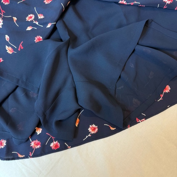 Kenar Studio Floral Navy Skort Size 12 - Picture 7 of 8